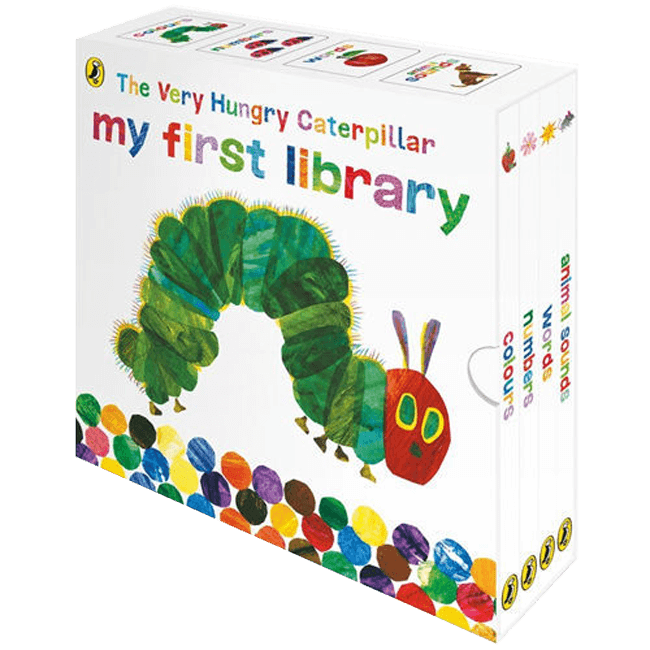 Eric Carle: Very Hungry Caterpillar 4 book slipcase