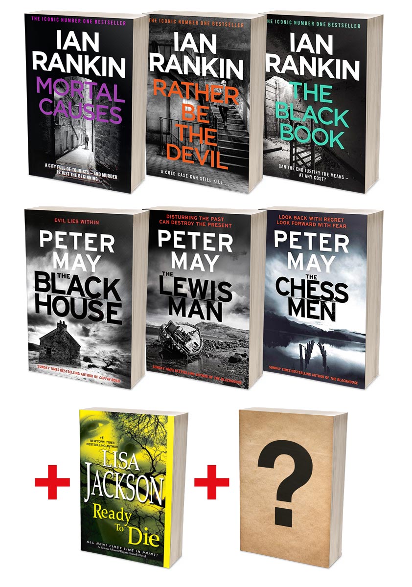 Ian Rankin Best of Rebus + Peter May Lewis Trilogy Bundles  (MT34F + MT36F)