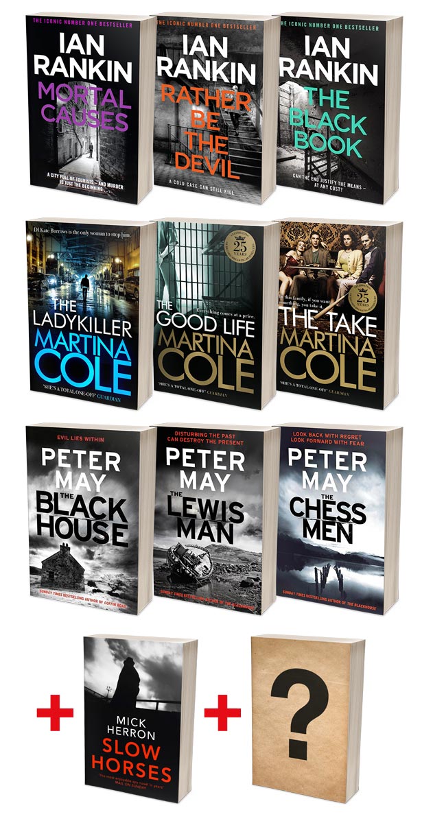 Ian Rankin Best of Rebus + Martina Cole Ladykillers + Peter May Lewis Trilogy Bundles (MT34G + MT35G + MT36G)